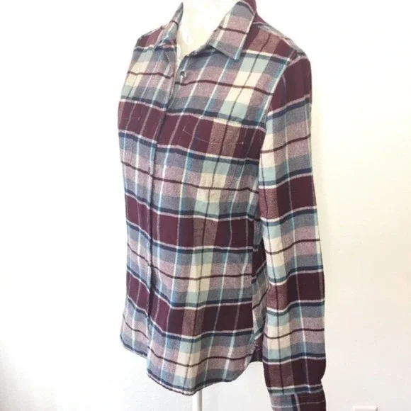 Woolrich Flannel Plaid MED Cotton Button Down 1236 - Picture 5 of 7